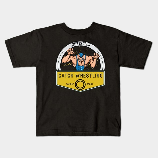 Catch Wrestling Combat Sport Kids T-Shirt by wiswisna